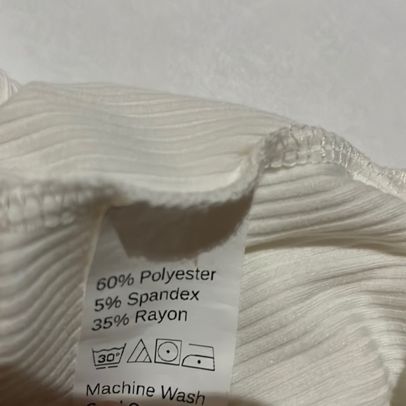 SHEIN Long Sleeve Collared Ribbed Crop Top X-Small - Picture 7 of 7